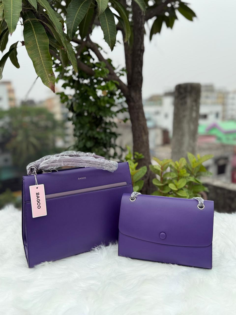 Bagco Two-in-One Women's Handbag Set – Shoulder & Crossbody Bag