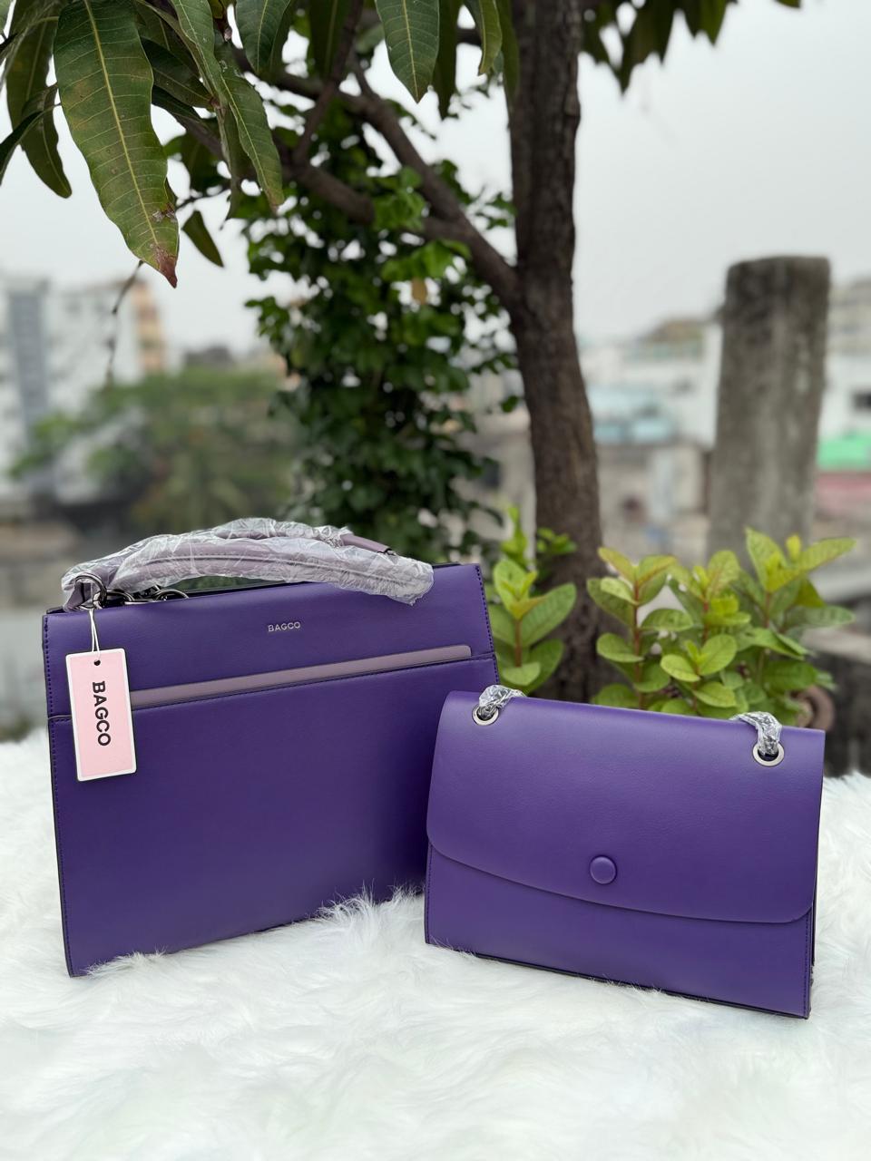 Bagco Two-in-One Women's Handbag Set – Shoulder & Crossbody Bag